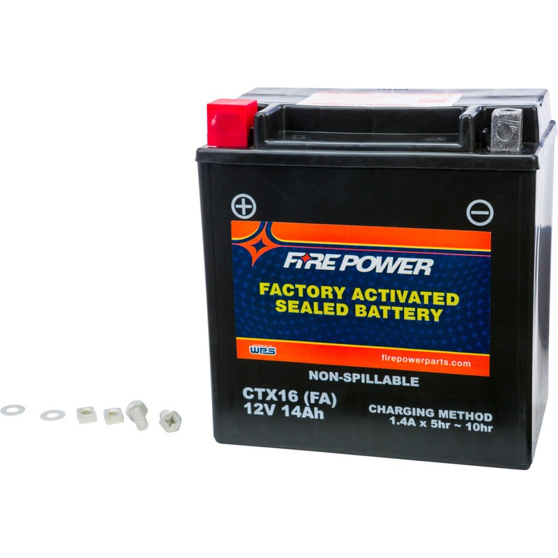 Fire Power Factory Activated Sealed Battery CTX16-BS