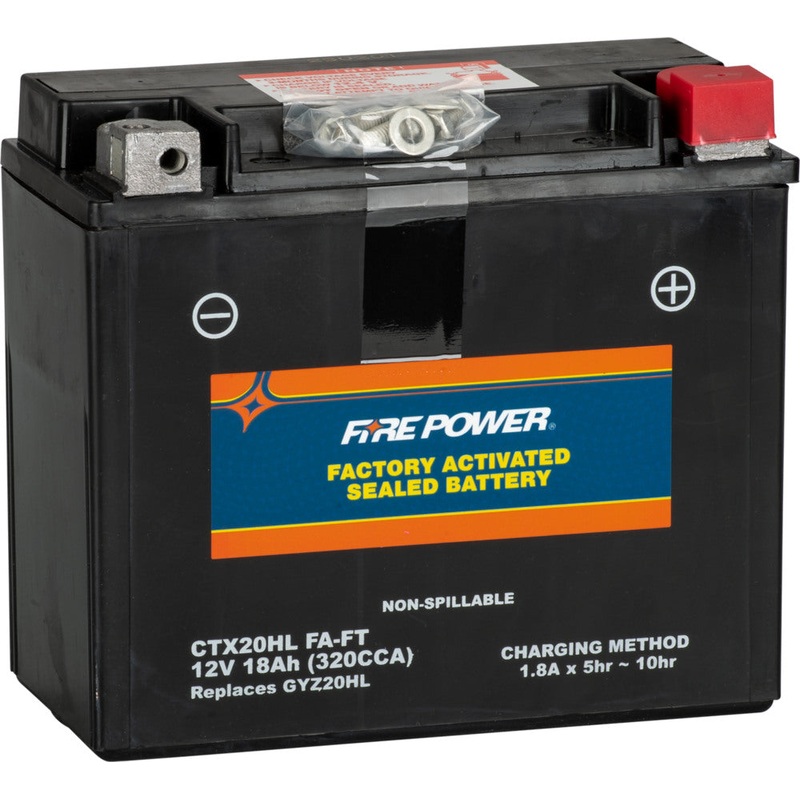 Fire Power Factory Activated Sealed Battery CTX20HL