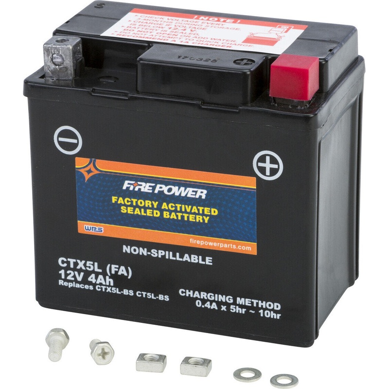 Fire Power Factory Activated Sealed Battery CTX5L-BS