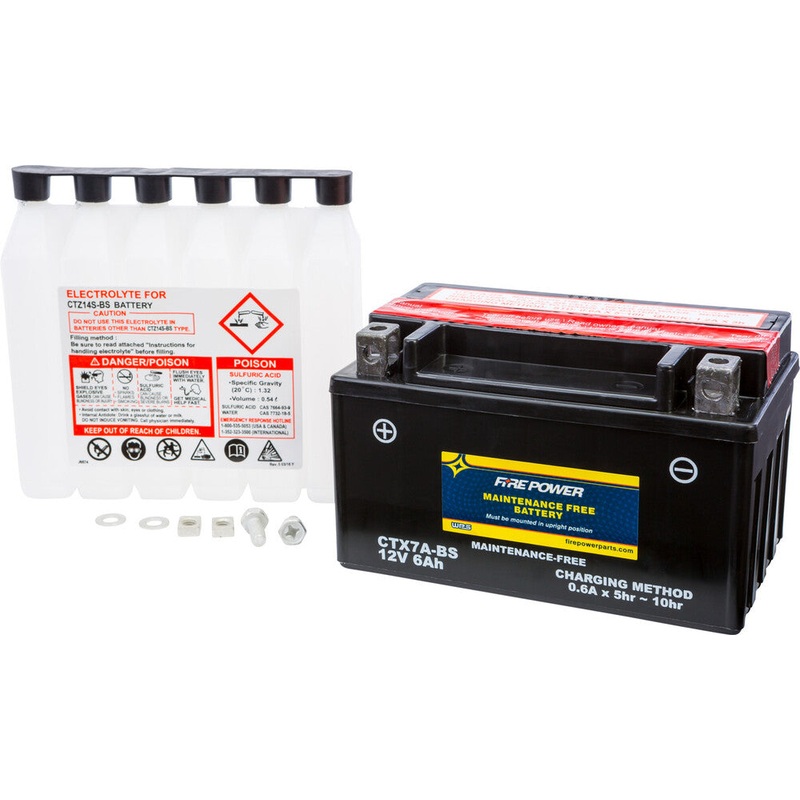 Fire Power Maintenance Free Sealed Battery CTX7A-BS