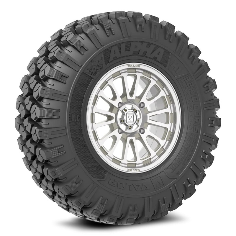 Valor Offroad Alpha on 15×7 V14 RM UTV Wheel & Tire Kit