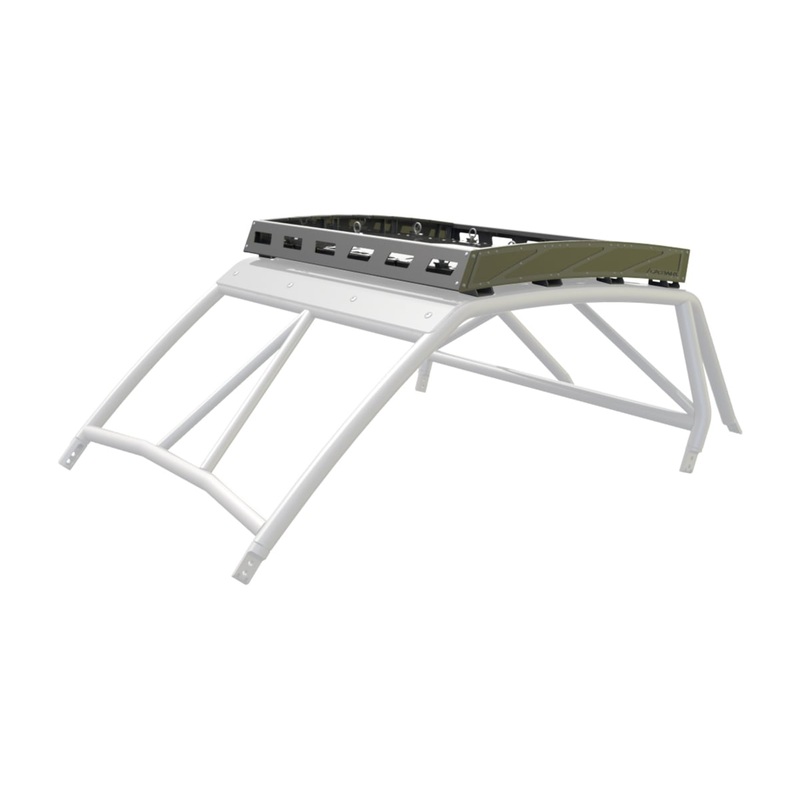 CageWRX ’14-’23 Polaris RZR XP 1000/XP Turbo/XP Turbo S 2 Seat Super Shorty Roof Rack -Assembled
