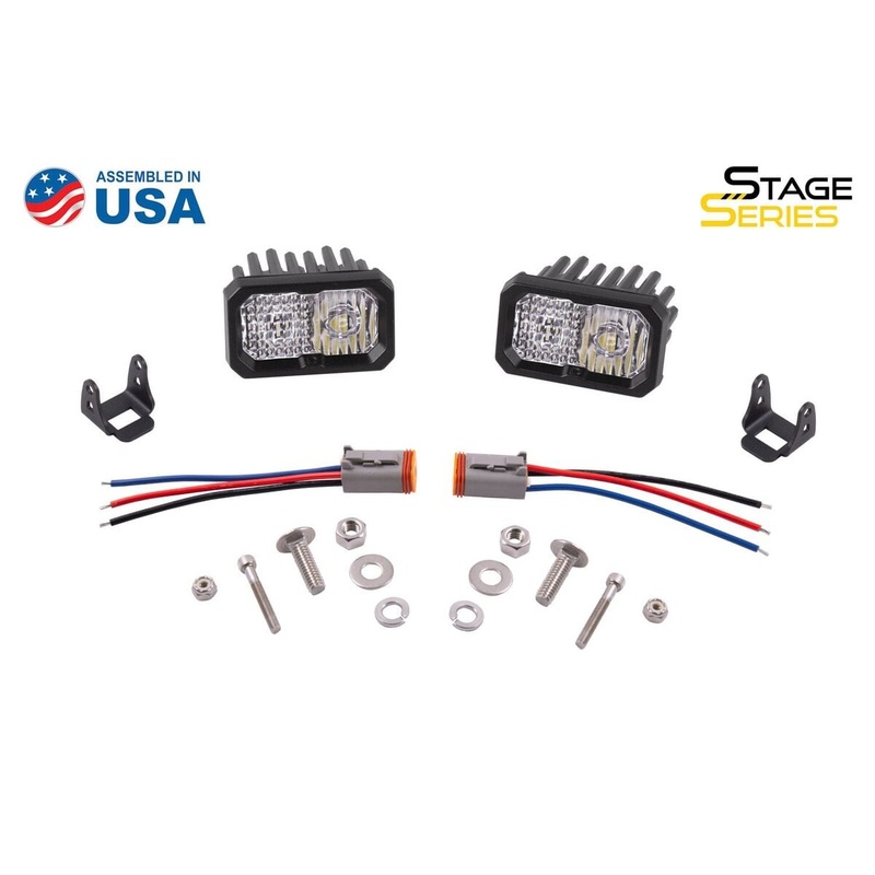 Diode Dynamics Stage Series 2 SAE/DOT White Pro Standard LED Pod – Pair