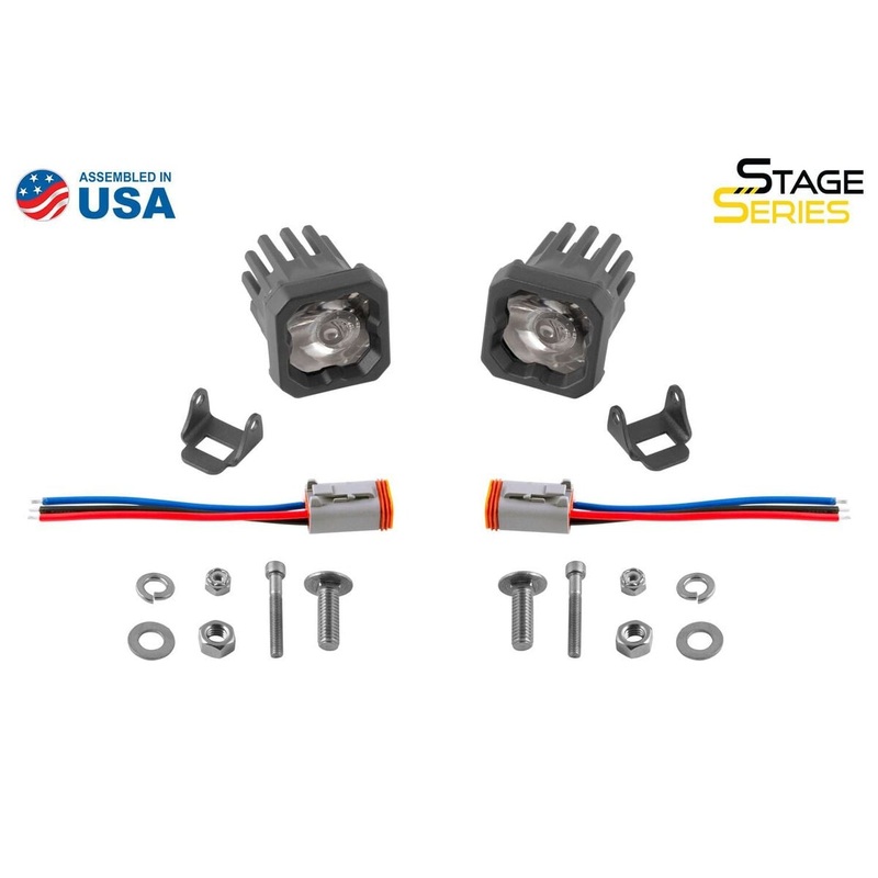 Diode Dynamics Stage Series C1 White Sport Standard LED Pod – Pair