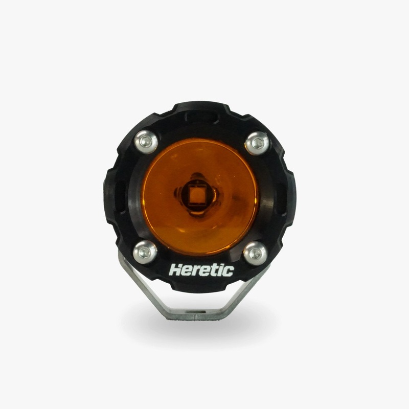 Heretic Studio BA-1R Amber LED Pod Light – Single