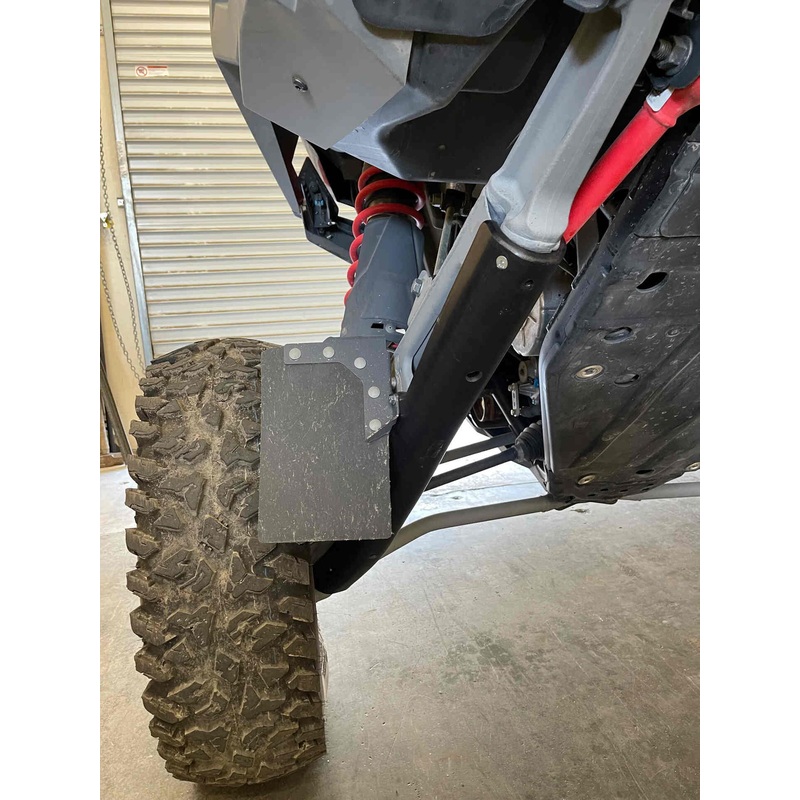 Factory UTV Polaris RZR Turbo R UHMW Trailing Arm Guards