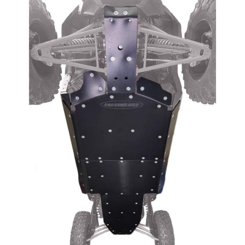 Factory UTV Kawasaki Teryx KRX 4 1000 UHMW Skid Plate Rock Sliders