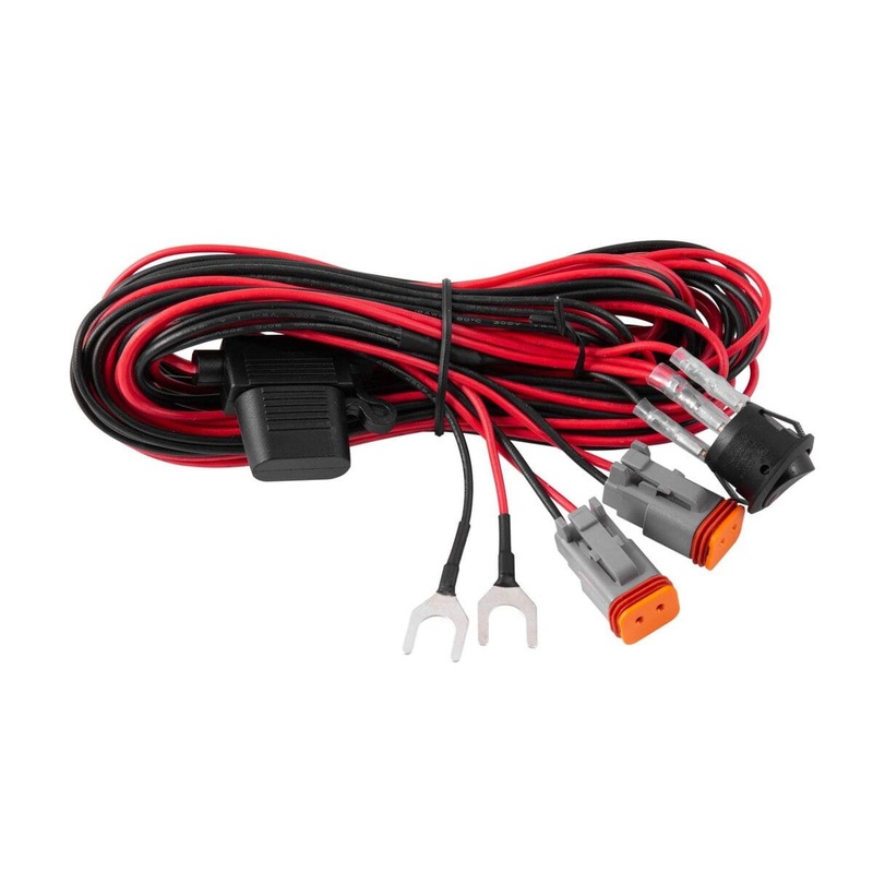 Diode Dynamics Light Duty 2-Pin Dual Output Off-Road Harness Wiring