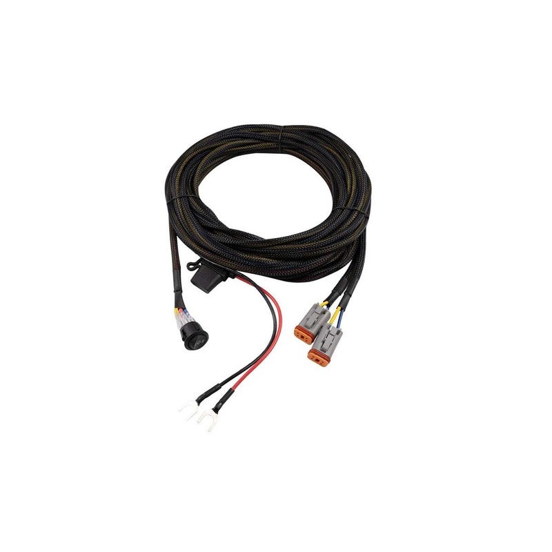 Diode Dynamics Light Duty 4-Pin Dual Output Harness Wiring
