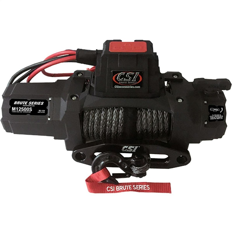CSI Accessories M12500S Synthetic Rope Winch
