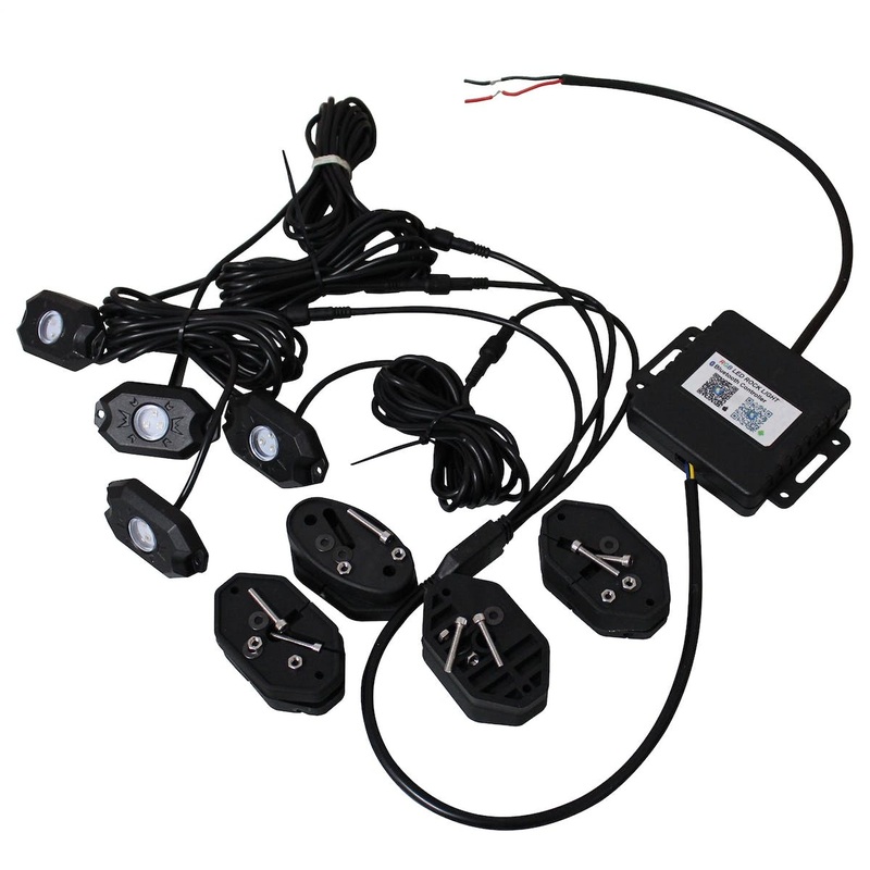 CSI Accessories W5200 4 Piece LED Rock Light Kit