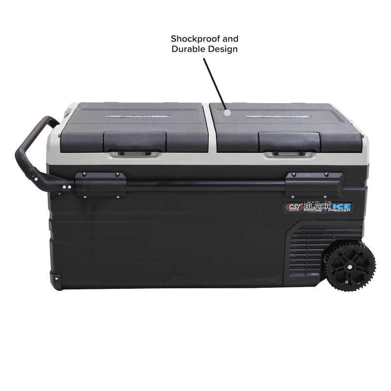 CSI Accessories W60 Black Ice Fridge/Freezer