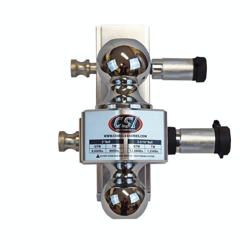 CSI Accessories 106206 Aluminum Adjustable Ball Mount – 6 Drop