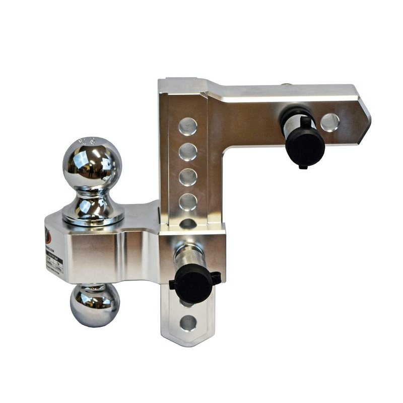 CSI Accessories 106208 Aluminum Adjustable Ball Mount – 8 Drop