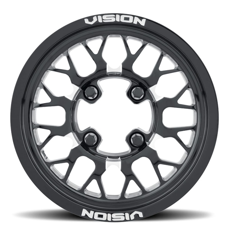 Vision Wheel 346 Storm – Gloss Black Milled