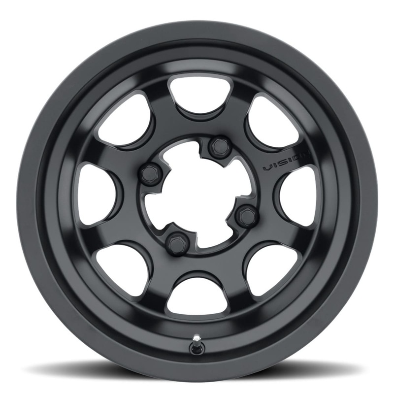 Vision Wheel 4 Lug 351 Flow UTV – Satin Black