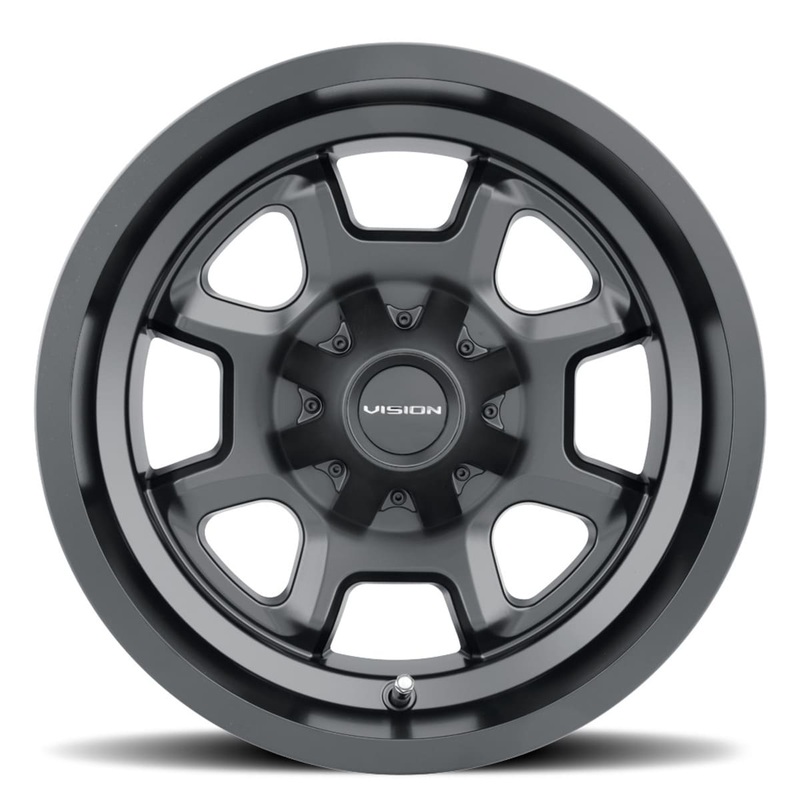 Vision Wheel 4 Lug 415 Bomb – Matte Black