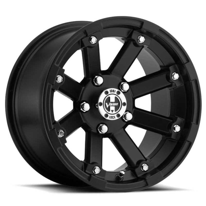 Vision Wheel 5 Lug 393 Lock Out – Matte Black