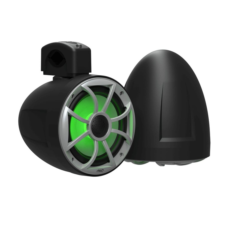 Wet Sounds 6.5 Inch Coaxial Tower Speaker – Tube Diameter Up To 2 Or Surface Mount