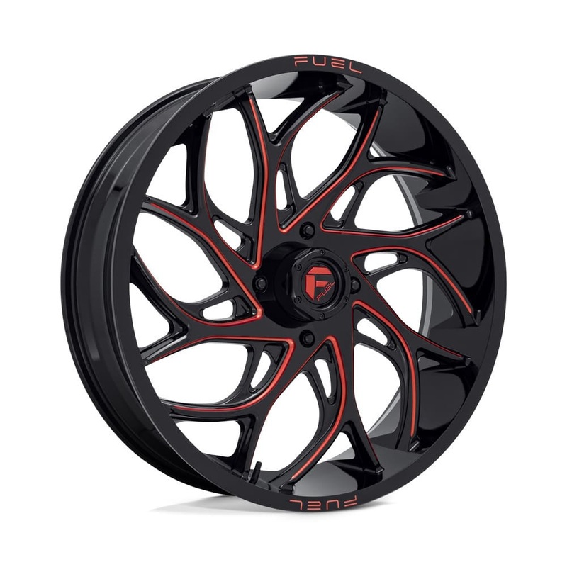 Fuel D779 Runner UTV Wheel Gloss Black Milled Candy Red