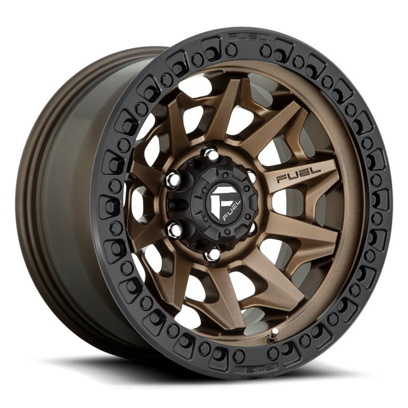 Fuel D696 Covert UTV Wheel – Matte Bronze with Black Ring