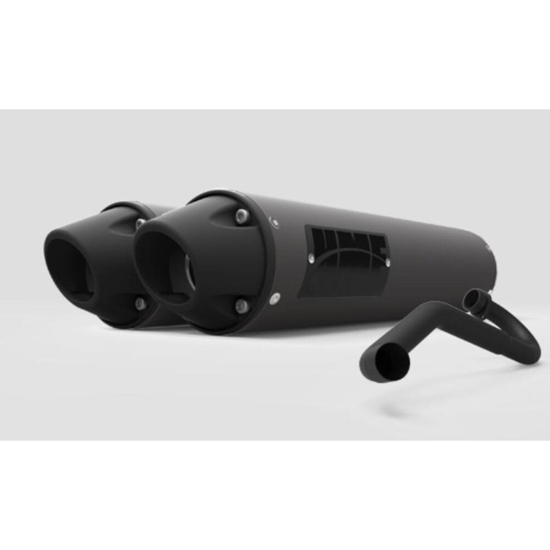 HMF ’14-’20 Can-Am Commander 1000 Performance Series Dual 3/4 Exhaust System – Blackout