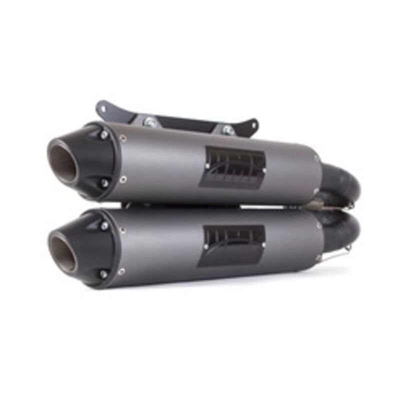 HMF ’16-’21 Polaris RZR XP 4 Turbo Performance Series Dual Slip On Exhaust Systems – Blackout