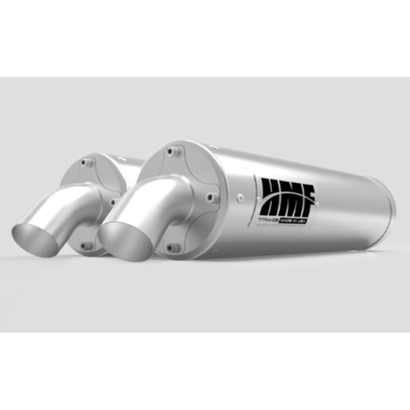 HMF ’16-’21 Polaris RZR XP Turbo/Turbo S Titan-QS Dual Slip-On Exhaust Systems