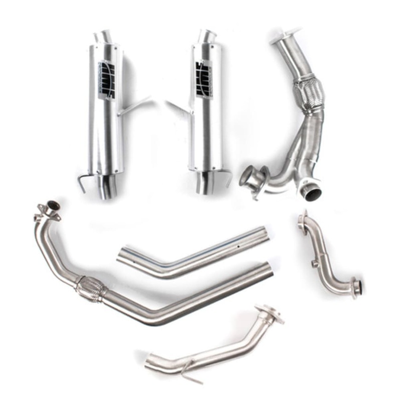 HMF Can-Am Maverick Turbo Performance Dual Full Exhaust Systems