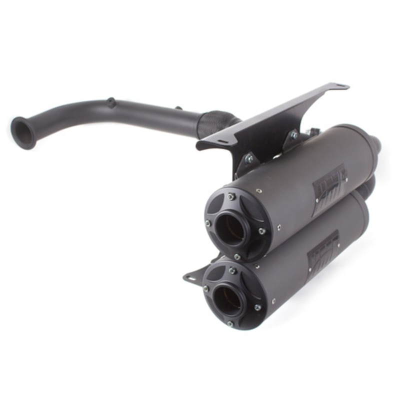 HMF Can-Am Maverick X3 Titan-QS Dual Full (Turbo Back) Exhaust Systems – Blackout