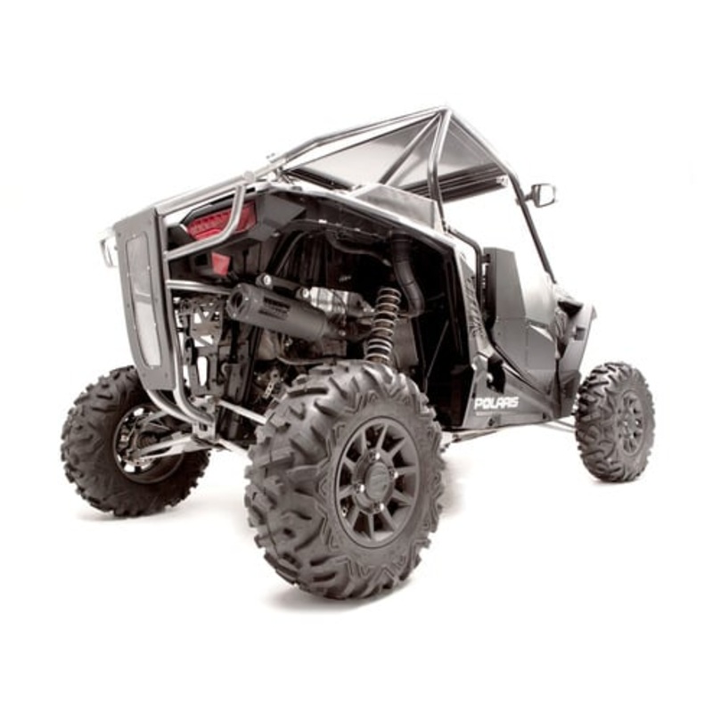 HMF ’16-’21 Polaris RZR XP 4 Titan-SS Big Core (Turbo Back) Exhaust Systems – Blackout