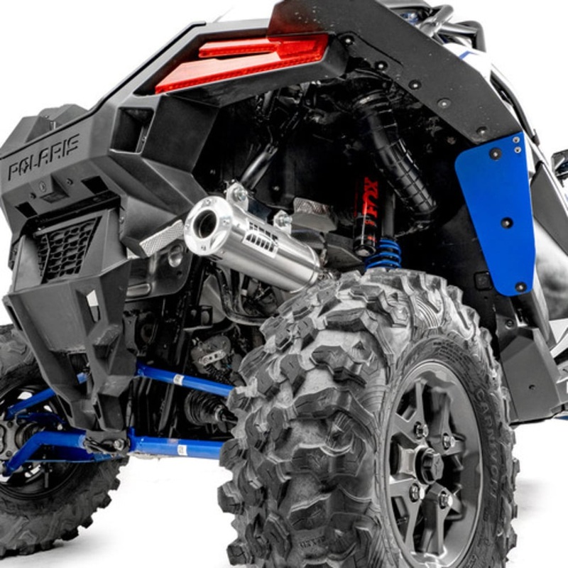 HMF ’20-’22 Polaris RZR Pro XP Titan-SS Big Core (Turbo Back) Exhaust Systems – Blackout