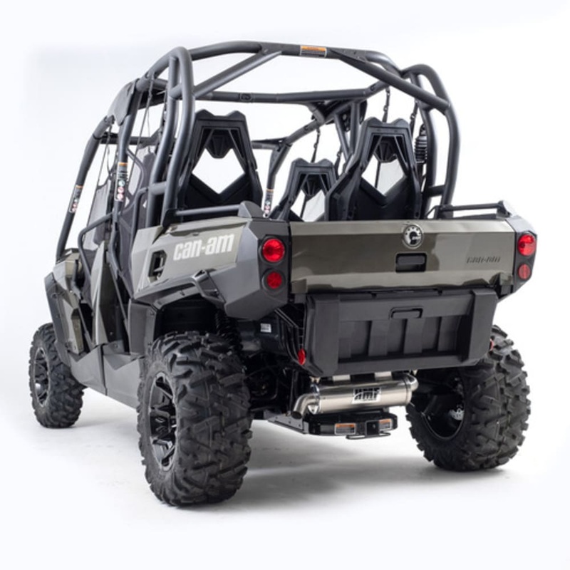 HMF ’11-’13 Can-Am Commander 1000 Titan-QS Slip On Exhaust Systems – Blackout