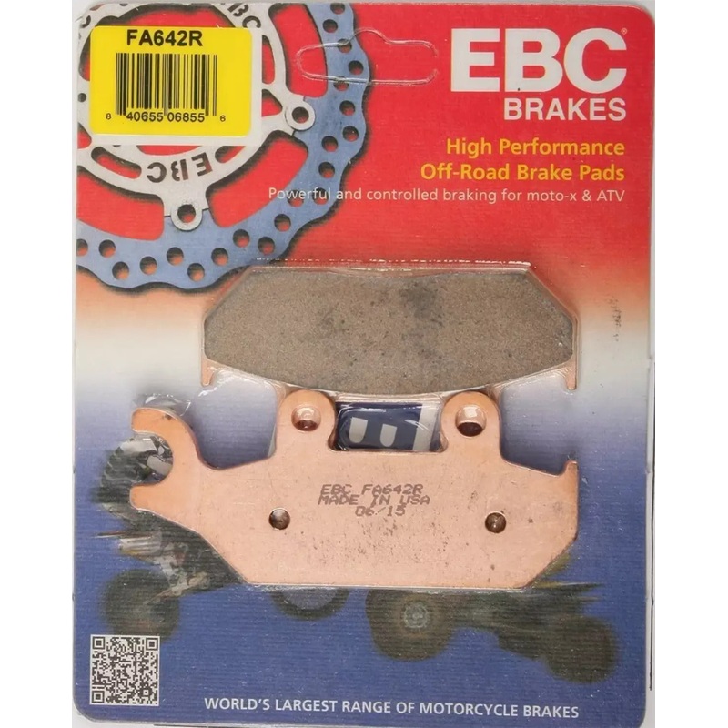 EBC Can-Am/Yamaha Long-Life Sintered R-Series Brake Pads – Front Left
