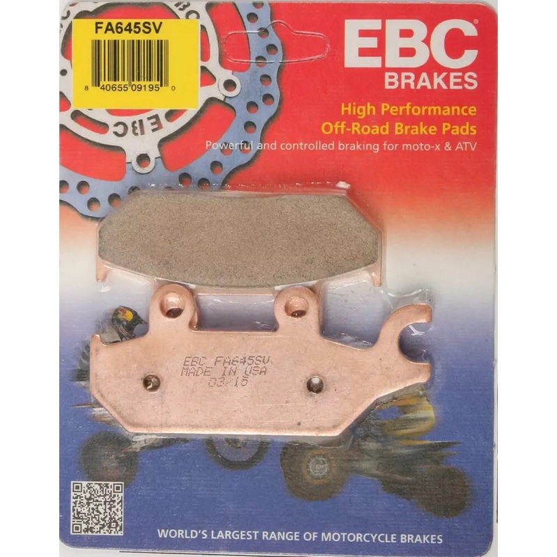 EBC Can-Am/ Yamaha SV Severe Duty Sintered Metal Brake Pads – Front Right