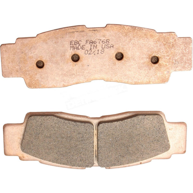 EBC Yamaha YXZ 1000 R Long-Life Sintered R-Series Brake Pads – Metallic Front