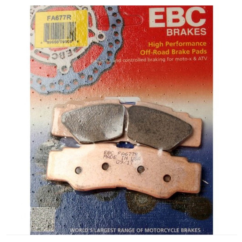 EBC Yamaha YXZ 1000 R Long-Life Sintered R-Series Brake Pads – Metallic Rear