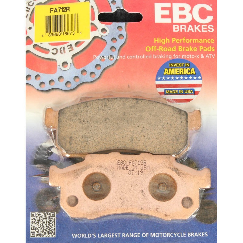 EBC Honda Pioneer 500/700 Long-Life Sintered R-Series Brake Pads – Metallic Front