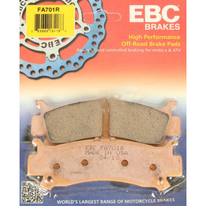 EBC Honda Talon/Pioneer Long-Life Sintered R-Series Brake Pads – Metallic Front Left