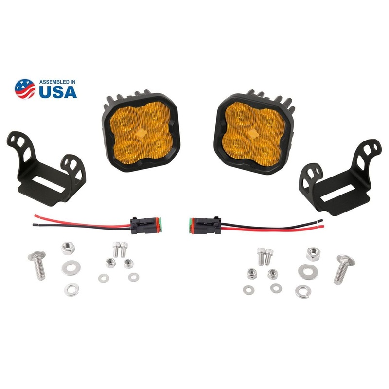 Diode Dynamics Stage Series 3 SAE Yellow Max LED Pod – Pair