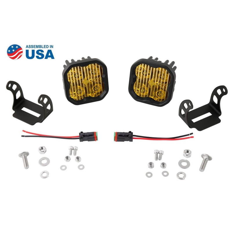 Diode Dynamics Stage Series 3 SAE Yellow Sport LED Pod – Pair