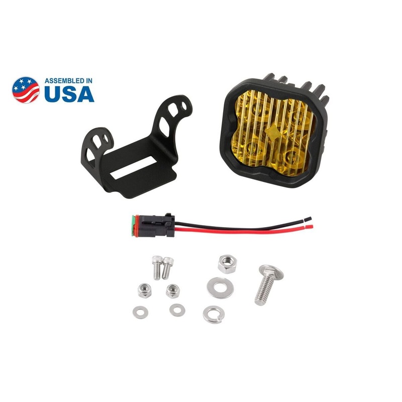 Diode Dynamics Stage Series 3 SAE Yellow Sport LED Pod – Single