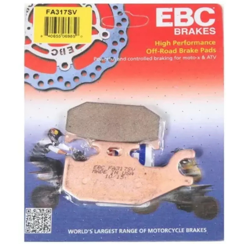 EBC Can-Am Commander/Maverick SV Severe Duty Sintered Metal Brake Pads – Metallic Front/Rear