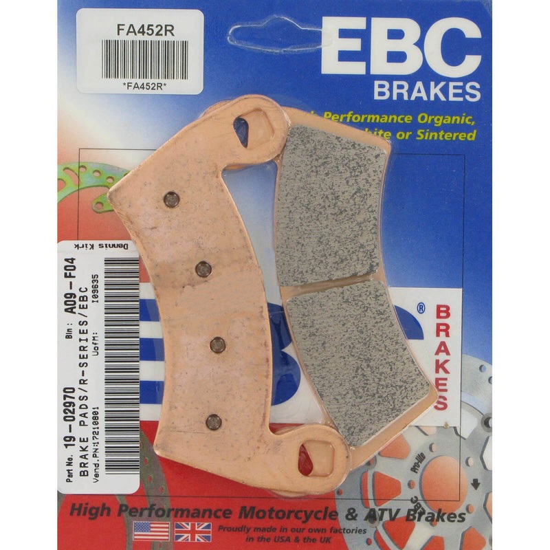 EBC Polaris Long-Life Sintered R-Series Brake Pads – Metallic Front