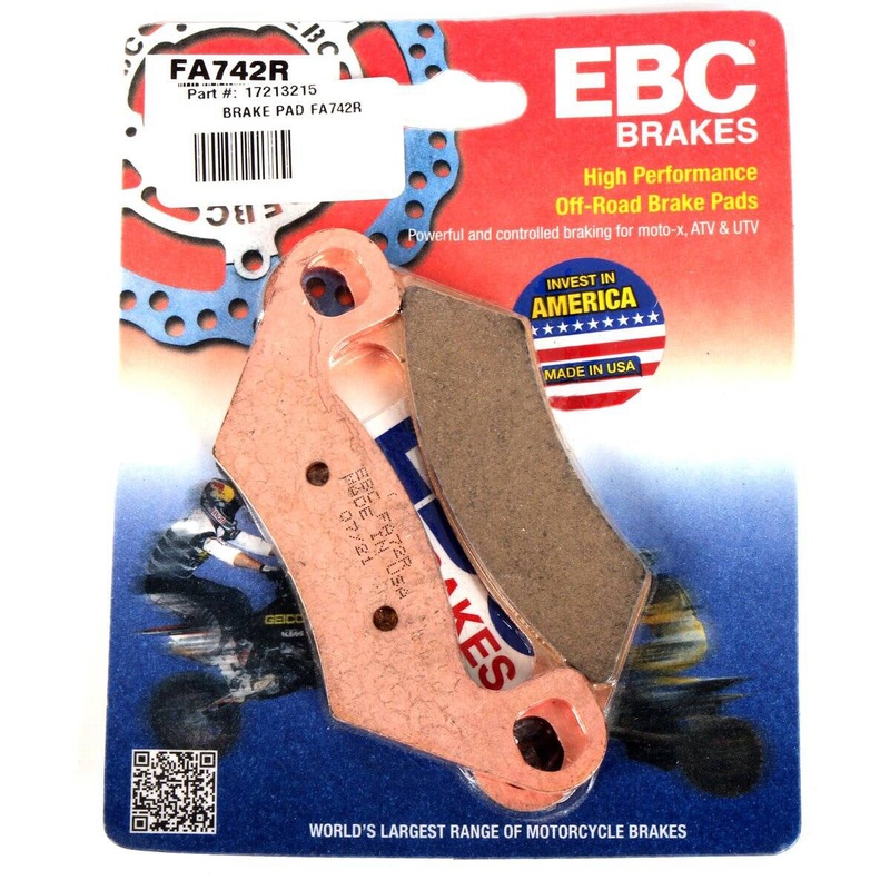 EBC Arctic Cat Wildcat XX Long-Life Sintered R Brake Pads – Metallic Front/Rear
