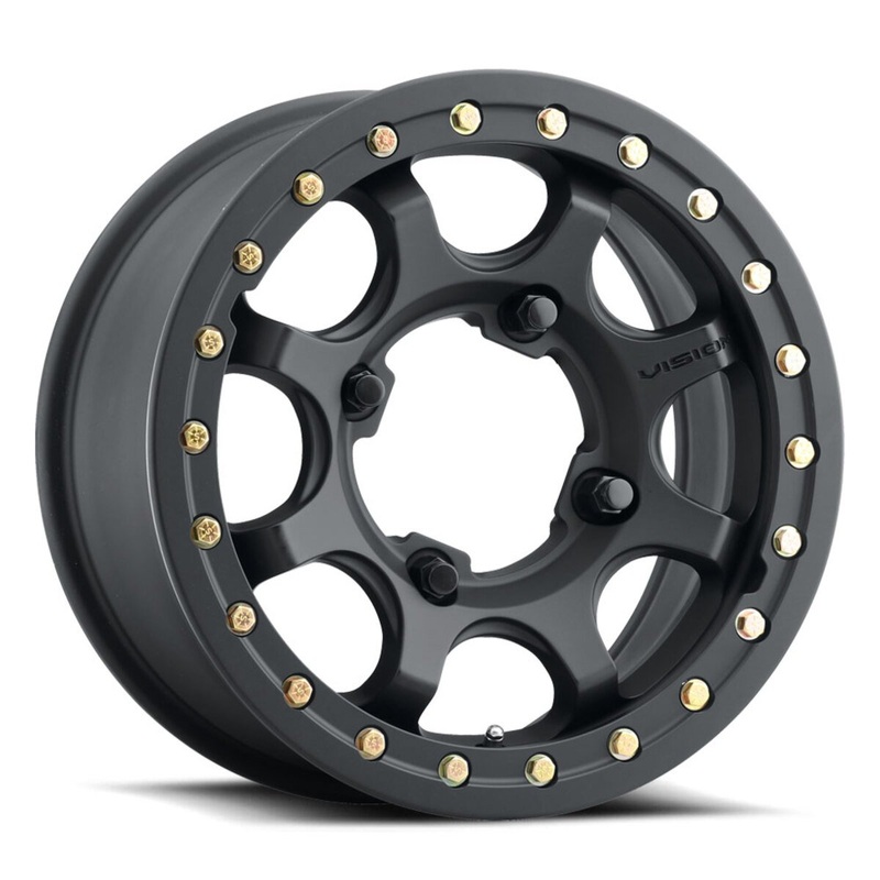 Vision Wheel 4 Lug 351BL Flow UTV Beadlock – Satin Black