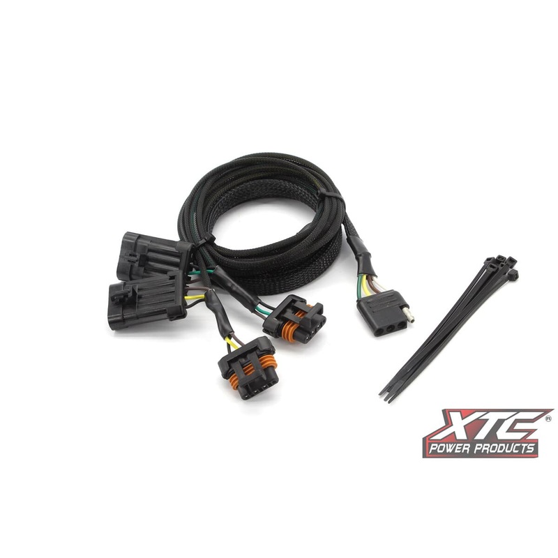 XTC Polaris Ranger XD 1500 Plug and Play 4 Pin Trailer Light Adapter