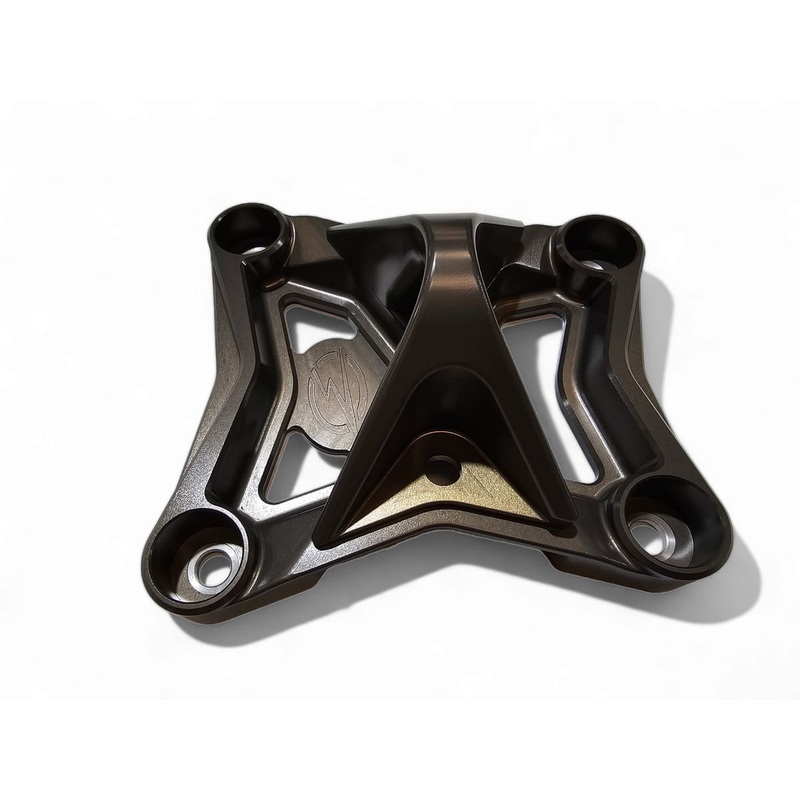 Elektric Offroad Designs ’17-’21 Can-Am Maverick X3 Radius Rod Plate with Tow Hook Gun Metal