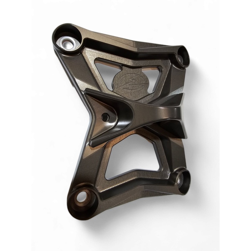 Elektric Offroad Designs ’20+ Polaris RZR Pro XP Radius Rod Plate with Tow Hook Gun Metal