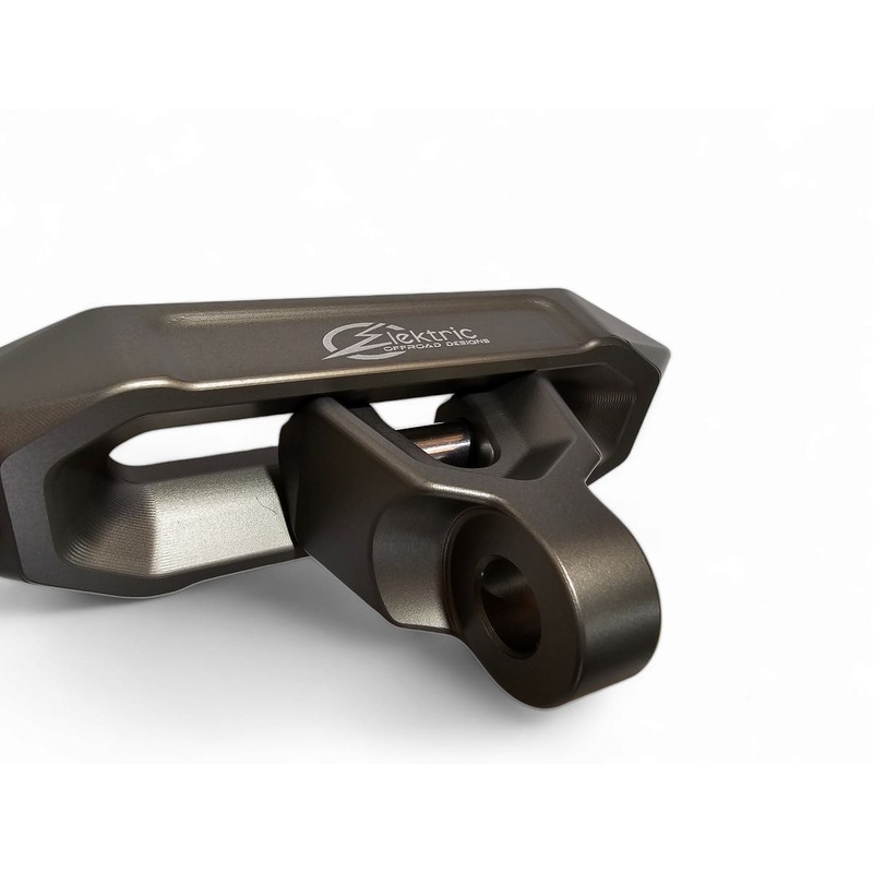 Elektric Offroad Designs UTV Winch Fairlead and Hook – Gun Metal